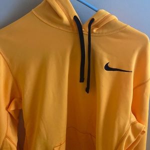 Orange Nike hoodie